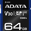 Карта памяти A-Data Premier Pro ASDX64GUI3V30S-R SDXC 64GB