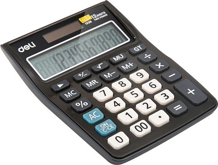 Бухгалтерский калькулятор Deli E1238black