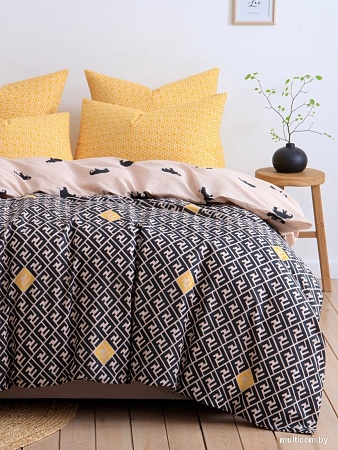 Постельное белье Ночь Нежна Фенди 1.5сп 70x70 70757-1+70758-1