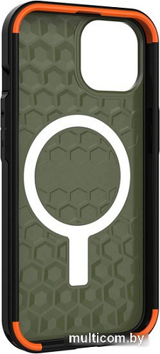 Чехол для телефона Uag для iPhone 14 Civilian for MagSafe Olive 114036117272