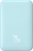 Внешний аккумулятор Baseus Magnetic Mini Air Wireless Fast Charge Power Bank 20W 10000mAh (голубой)