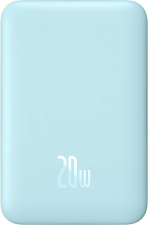 Внешний аккумулятор Baseus Magnetic Mini Air Wireless Fast Charge Power Bank 20W 10000mAh (голубой)