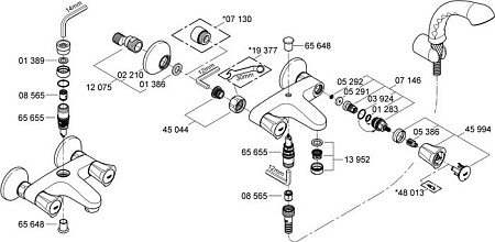 Смеситель Grohe Costa L 25450001