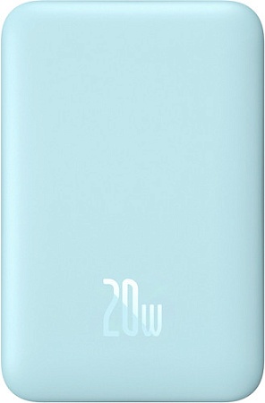 Внешний аккумулятор Baseus Magnetic Mini Air Wireless Fast Charge Power Bank 20W 10000mAh (голубой)