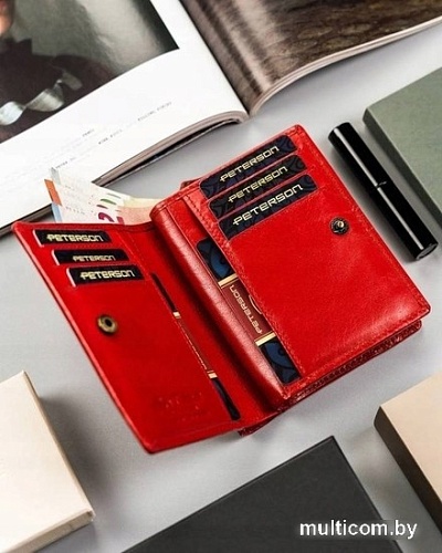 Кошелек Peterson PTN 2549-BO-1833 (красный)