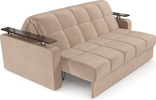 Диван Мебель-АРС Аккордеон Бакли ППУ 155x200 (бежевый кордрой)