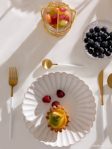 Скатерть Доляна 10879923 (белый)