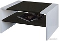 Журнальный столик Мебельград №9 (белый дым глянец/венге мали)