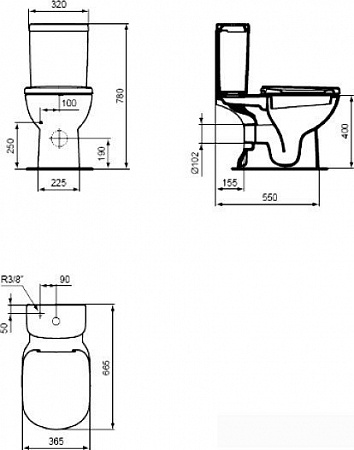 Унитаз Ideal Standard Tempo [T331201]