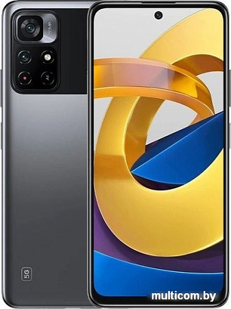 Смартфон POCO M4 Pro 5G 6GB/128GB международная версия (черный)