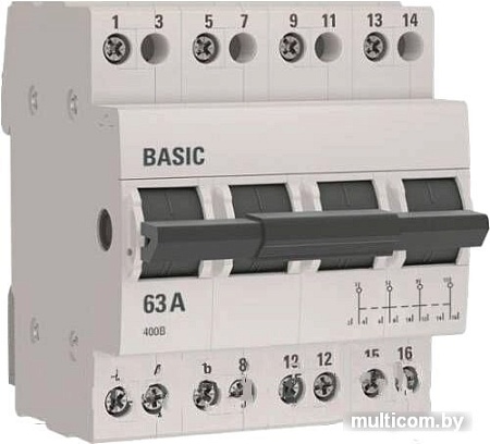 Выключатель нагрузки EKF Basic 4 63А tps-4-63