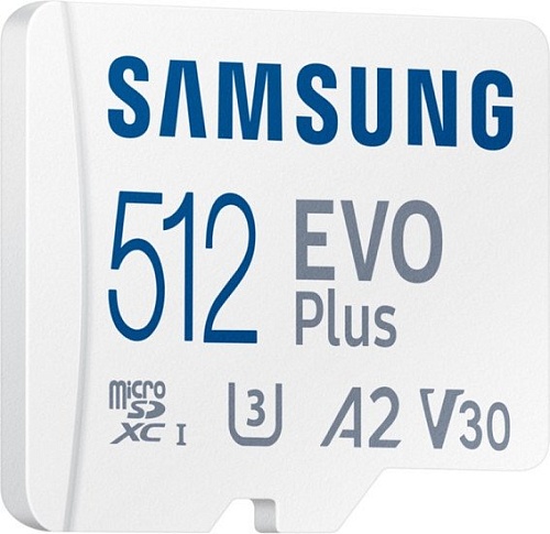 Карта памяти Samsung EVO Plus 2024 microSDXC 512GB (с адаптером)
