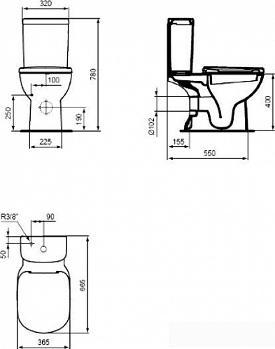 Унитаз Ideal Standard Tempo [T331201]