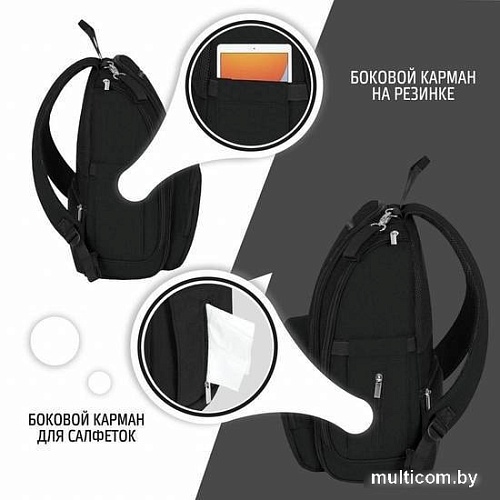 Рюкзак для мамы Nuovita Capcap Via (черный)