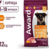Сухой корм для собак Award Puppy Large для щенков крупных пород с курицей, индейкой с добавлением тыквы и шиповника 12 кг