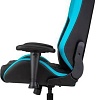 Кресло Knight Neon (черный/голубой)