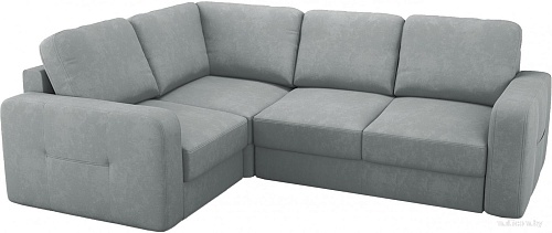 Угловой диван Mio Tesoro Aurora компл.2 левый (Velutto 12 серый)