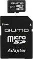 Карта памяти QUMO microSDHC (Class 10) 8GB (QM8GMICSDHC10)