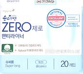 Прокладки ежедневные Kleannara Soonsoohanmyeon Zero Sanitary Panty Liners Хлопковые (20 шт)