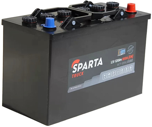 Автомобильный аккумулятор Sparta Truck 6CT-120VL Euro 950A (120 А·ч)