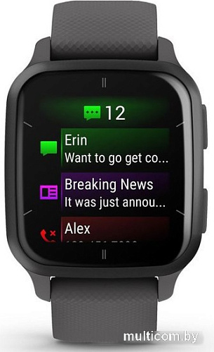 Умные часы Garmin Venu Sq 2 (темно-серый)