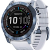 Умные часы Garmin Fenix 7X Sapphire Solar 51 мм (голубой минерал/белый камень)