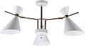 Люстра средней высоты Imex MD.0702-3-S WH+FGD