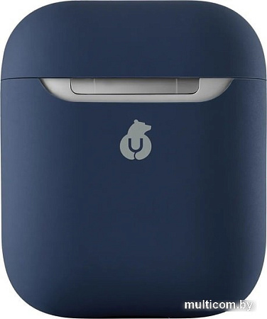 Чехол для наушников uBear Touch Case (для AirPods, темно-синий)