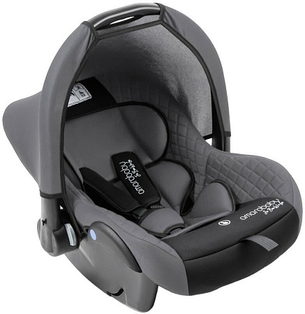 Детское автокресло Amarobaby Baby Comfort AB222008BC/1109 (серый/черный)