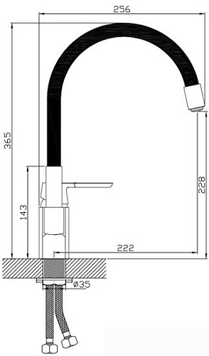 Смеситель Diadonna D87-437114W