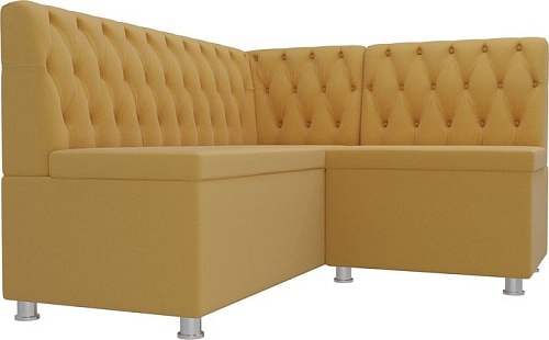 Угловой диван Mebelico Мирта 107595 (левый, желтый)