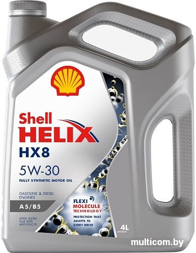 Моторное масло Shell Helix HX8 A5/B5 5W-30 4л