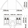 Палатка Canadian Camper SANA 4 PLUS