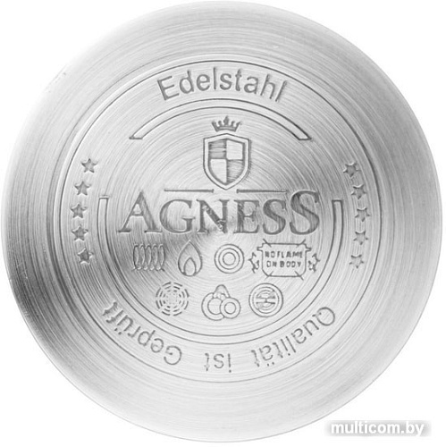 Кастрюля с длинной ручкой Agness 937-333