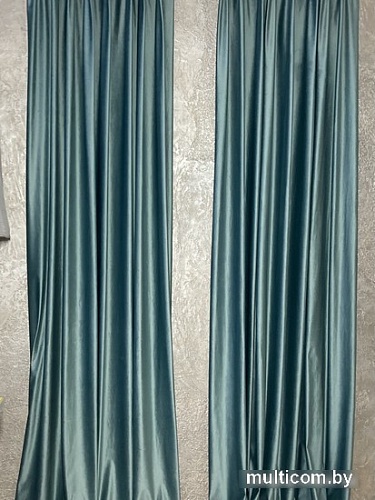 Комплект штор Ника Зварико 7300270/2 3.0x2.7 м (бирюзово-голубой 30)