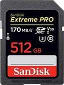 Карта памяти SanDisk Extreme PRO SDXC SDSDXXY-512G-GN4IN 512GB