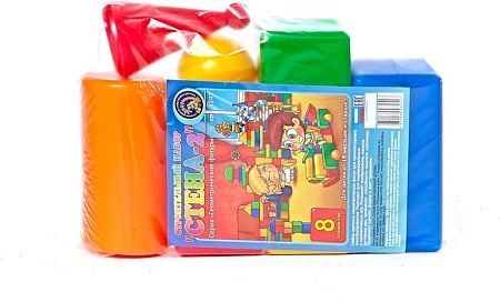 Кубики Строим вместе счастливое детство Строительный набор Стена-2 5242