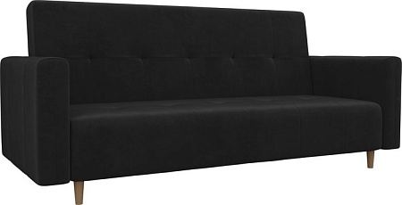 Диван Mebelico Вест 108717 (велюр, черный)