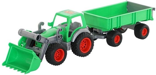 Полесье Фермер-техник трактор-погрузчик с прицепом 8817