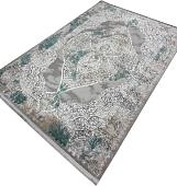 Radjab Carpet Афина Прямоугольник 9017A 12921RK (0.8x1.5, Grey/Green)