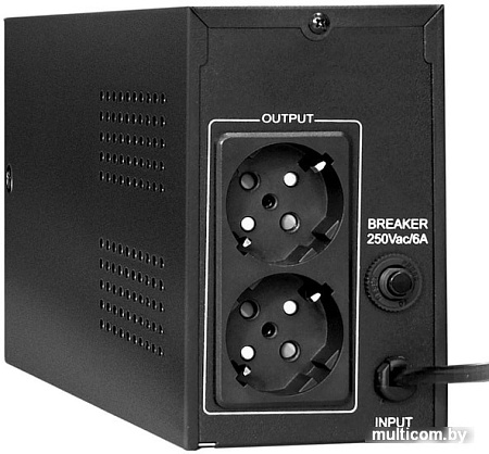 Источник бесперебойного питания ExeGate UNB-600.LED.AVR.EURO EP285603RUS