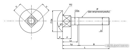 Набор болтов ЕКТ C40138 (200 шт)