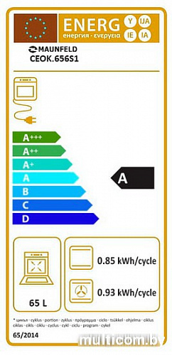 Духовой шкаф MAUNFELD CEOK.656S1