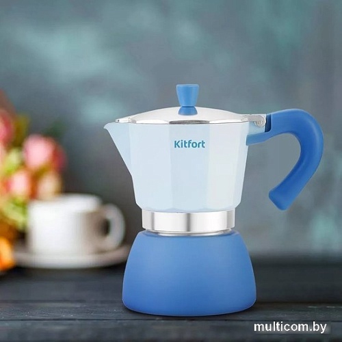 Гейзерная кофеварка Kitfort KT-7151