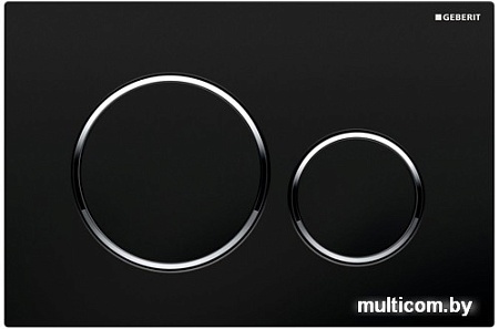Geberit Sigma 20 115.882.KM.1 (черный/глянцевый хром)