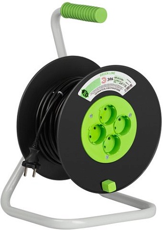 Удлинитель на катушке ЭРА GREEN LINE KAT-2x1.5-20m Б0065106
