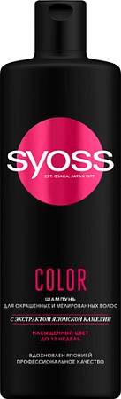 Шампунь Syoss Color для окрашенных и мелированных волос 450 мл