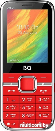 Мобильный телефон BQ-Mobile BQ-2448 Art L+ (красный)