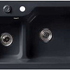 Кухонная мойка Belux SG-REC-DUO 8045 (черный обсидиан)