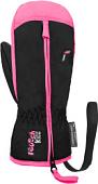 Горнолыжные варежки Reusch Ben 6285408-7769 (р-р 3, Mitten Black/Knockout Pink)